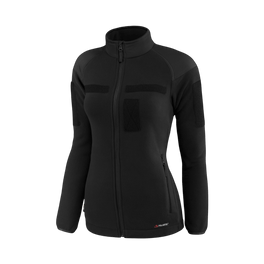 M-Tac Combat Fleece -takki naisille – Polartec ja taktinen, musta, suunniteltu naisten mukavuuteen ja toiminnallisuuteen Polartec-fleece-materiaaleilla