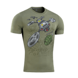 M-Tac T-Shirt Quadcopter, droni- ja kranaattimalli, 93% puuvillaa, 7% elastaania, mukava ja kestävä.