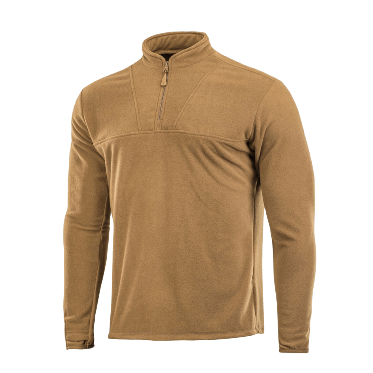 M-Tac Delta Fleece -takki ruskeana, mukava ja käytännöllinen muotoilu, ihanteellinen ulkoiluun, hihat mukana peukalonreiät