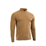 M-Tac Delta Fleece -takki ruskeana, kevyt ja lämmin, ihanteellinen ulkoiluun, mukana peukalonreiät lisämukavuutta kylmällä säällä