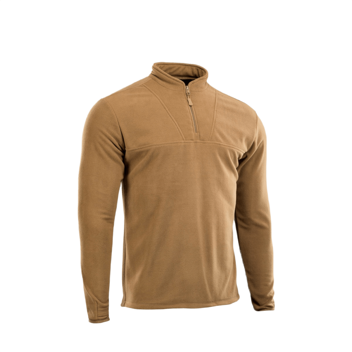 M-Tac Delta Fleece -takki ruskeana, kevyt ja lämmin, ihanteellinen ulkoiluun, mukana peukalonreiät lisämukavuutta kylmällä säällä