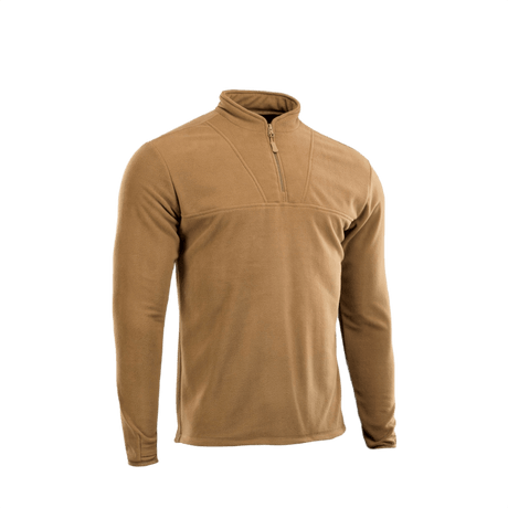 M-Tac Delta Fleece -takki ruskeana, kevyt ja lämmin, ihanteellinen ulkoiluun, mukana peukalonreiät lisämukavuutta kylmällä säällä