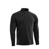 M-Tac Delta Fleece -takki mustana, kevyt ja lämmin, mukana peukalonreiät, ihanteellinen ulkoiluun kylmässä säässä