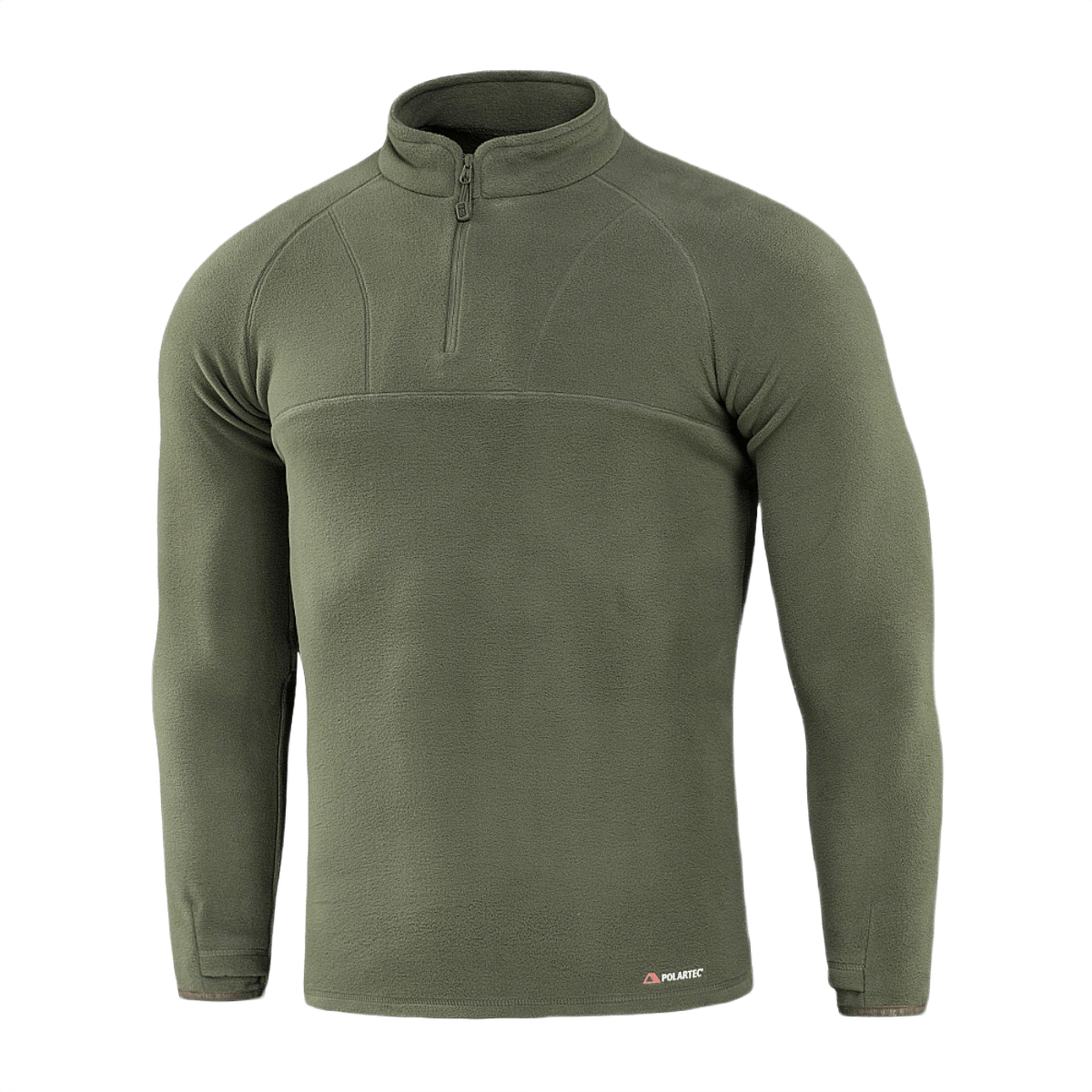 M-Tac Delta Polartec Raglan -takki vihreänä, valmistettu Polartec®-fleeceestä, sopii päivittäiseen käyttöön ja ulkoiluun.