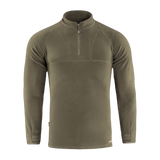 M-Tac Delta Polartec Raglan -takki vihreänä Micro Series -fleeceä, rintavetoketju ja korkea kaulus ulkokäyttöön.