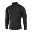 M-Tac Delta Polartec Raglan -takki mustana, valmistettu kestävästä Micro Series -fleecestä, sopiva jokapäiväiseen käyttöön ja ulkoiluun.