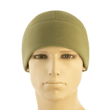 M-Tac Watch Cap Elite Fleece Beanie Hat vihreänä, ihanteellinen taktiseen käyttöön ja talveen, valmistettu 320 g/m² fleece-polyesteristä