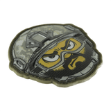 M-Tac Patch Emoji #21 PVC 3D -tarra kamuflaasikypärässä Velcro-kiinnityksellä, taktinen morale-tarra vaatteisiin tai varusteisiin, 6.5 x 6.5 cm