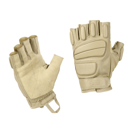 M-Tac Fingerløse Handsker Assault Tactical Mk.1, taktiset käsineet nahkavahvistuksella ja non-slip-pidolla