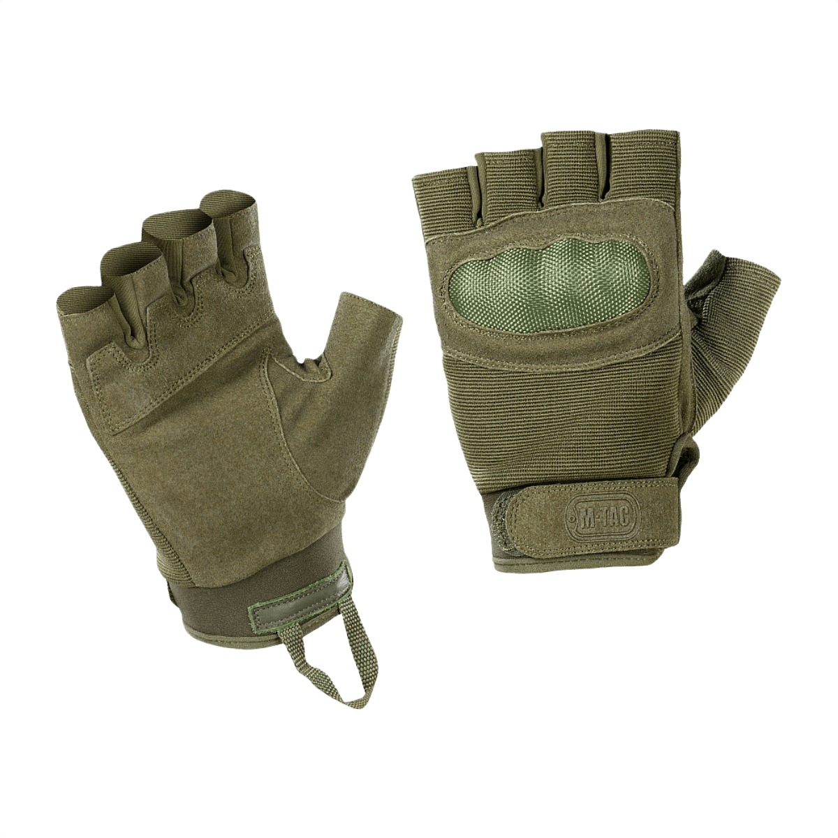 M-Tac Fingerløse Handsker Assault Tactical Mk.3 vahvistetulla kämmenellä ja velcrolla, ihanteelliset aseenkäyttöön ja mukavuuteen