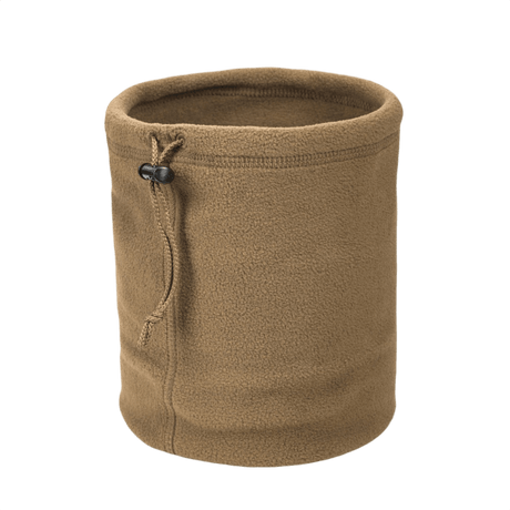 M-Tac Fleece Neck Gaiter med Snor beige, säädettävä nyöri istuvuuden säätöön, monikäyttöinen kylmässä.