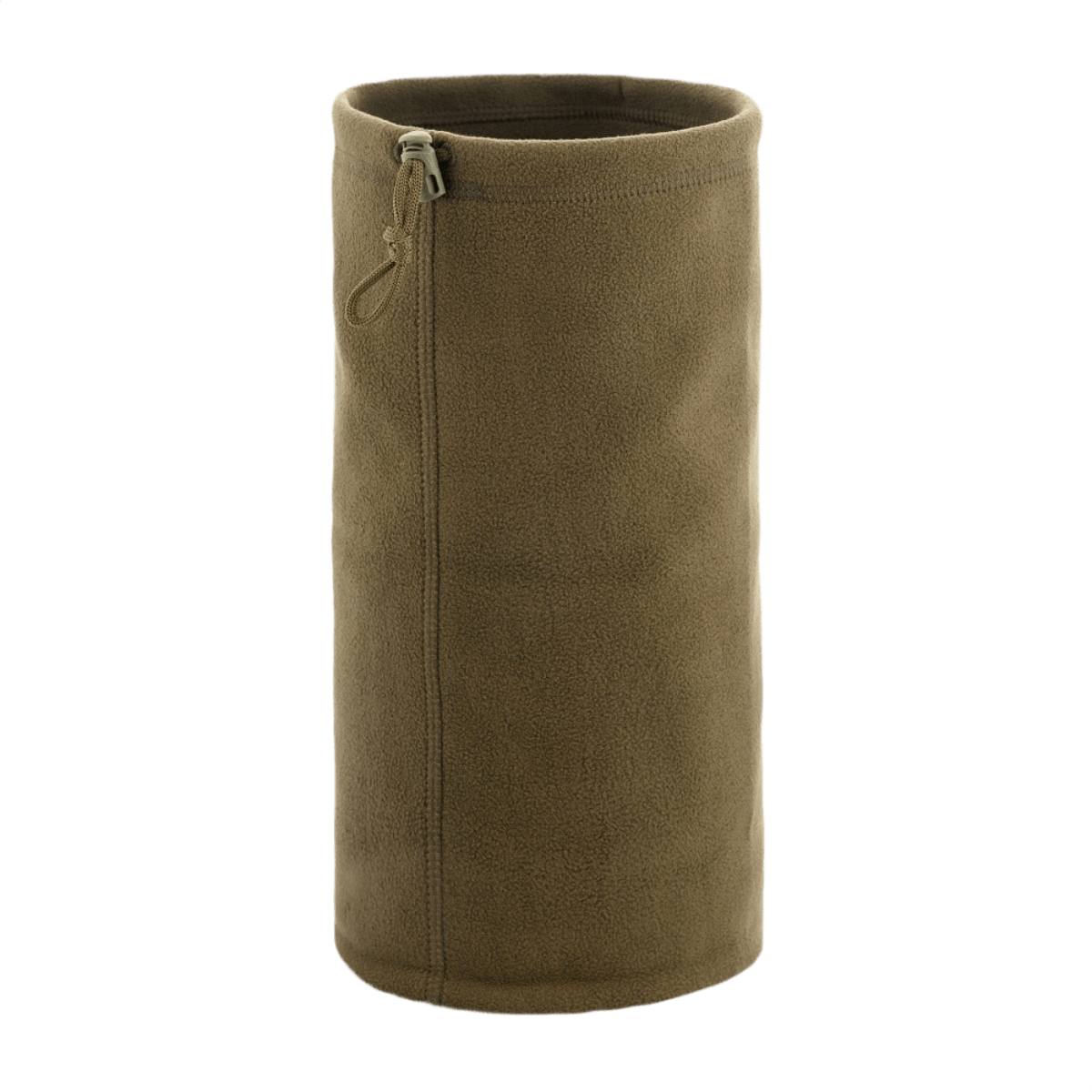 M-Tac Fleece Neck Gaiter med Snor ruskeana, säädettävä suoja kylmään, hypoallergeeninen fleece.
