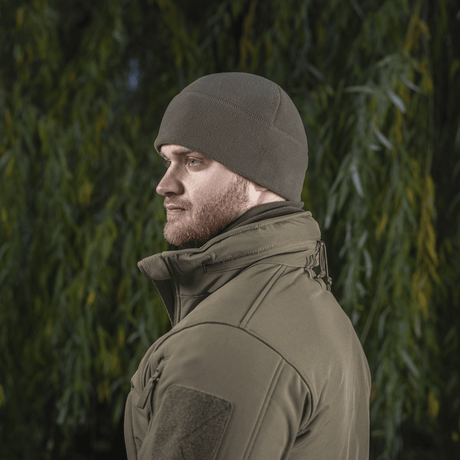 M-Tac Fleece Polartec Watch Cap käytössä — lämmin pipo viileisiin ulkoilmaharrastuksiin, suojaa kylmältä ja tuulelta, kestävä materiaali