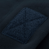 Lähikuva M-Tac Fleece Tactical Watch Cap Beanie m. Patch Panel etupaneelilla tarroille.