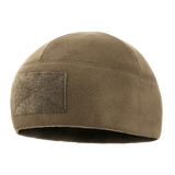 M-Tac Fleece Tactical Watch Cap Beanie m. Patch Panel taktiseen käyttöön, sopii kylmään säähän, nopeasti kuivuva materiaali, etu- ja takapaneeli