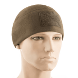 M-Tac Fleece Tactical Watch Cap Beanie m. Patch Panel päässä, täydellinen viileään säähän ja taktiseen käyttöön