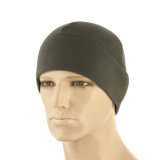 M-Tac Fleece Watch Cap Light Polartec Gen II harmaa talvipipo, valmistettu kestävästä Polartec Micro Series -fleecestä, esillä mannekiinilla.