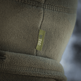 M-Tac Fleece Watch Cap Light Polartec oliivinvärinen, näkyvä merkki, valmistettu Polartec Micro Series -fleecestä talvikäyttöön.