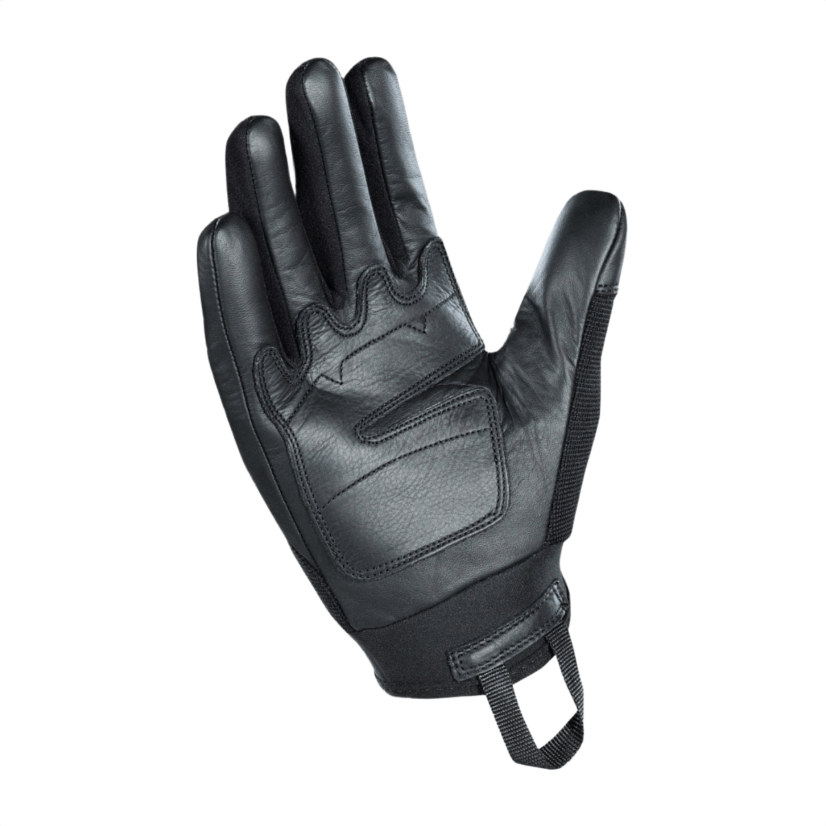 M-Tac Handsker Assault Tactical Mk.4 vahvistetulla nahkakämmenellä ja velcro-mansetilla, suunniteltu turvalliseen aseenkäsittelyyn