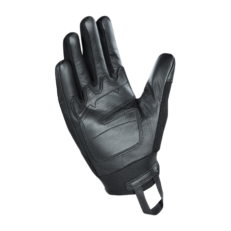 M-Tac Handsker Assault Tactical Mk.4 vahvistetulla nahkakämmenellä ja velcro-mansetilla, suunniteltu turvalliseen aseenkäsittelyyn