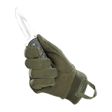 M-Tac Assault Tactical Mk.3 -hanskat pitävät veistä, vahvistettu kämmen antaa varman otteen, säädettävä tarrakiinnitys. 3