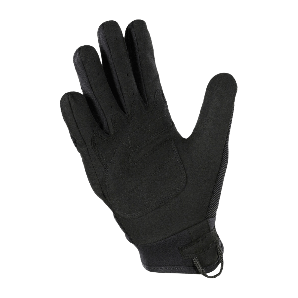 M-Tac Assault Tactical Mk.5 musta, säädettävällä velcro-kiinnityksellä, integroitu nyrkkisuoja, taktiseen käyttöön.