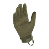 M-Tac Assault Tactical Mk.3 -hanskat vahvistetulla kämmenellä ja säädettävällä velcro-suljennalla, sopivat aseenkäsittelyyn.