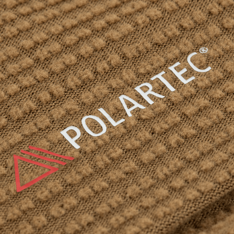 M-Tac Hjelm Watch Cap Polartec -materiaali tekstiilirakenteella ja Polartec-logolla, kestävä ja ihanteellinen kylmään säähän.