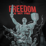 M-Tac Hoodie Freedom sotilasaiheisella designilla ja 'Freedom is Not Free' -printillä, sopii arkeen ja ulkoiluun.