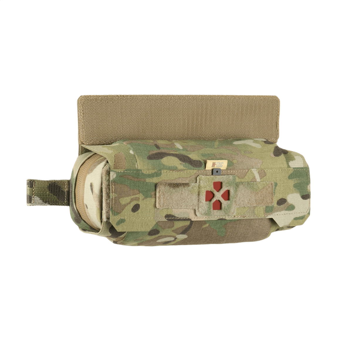 M-Tac Horizontal Medical Pouch ROLL Elite Cordura-materiaalista maastokuvioitu, integroituu plate carrieriin.
