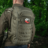 M-Tac Patch Husaria 3D PVC repussa, ikoninen siipihusari-motiivi ja Puolan lippu, rohkeus ja ritarillisuus, Velcro-kiinnitys, 3D-efekti.