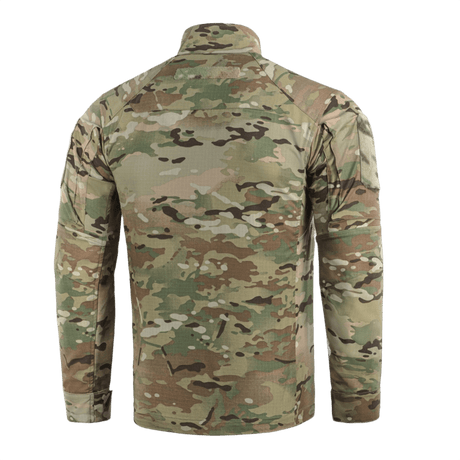 M-Tac-takki Sturm Gen.II NYCO Extreme Multicam takaa kuvattuna, sopii taktiseen käyttöön ja ulkoiluun, valmistettu kestävästä materiaalista.