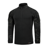 M-Tac Combat Shirt Gen.II Pro NYCO Extreme Black Multicam -kuosissa Polartec-materiaalilla, sopii eri ilmastoihin.