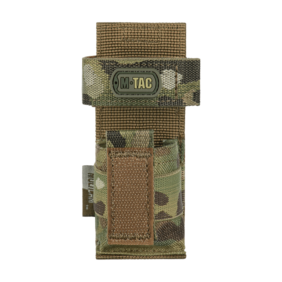 M-Tac kompakti turnike-tasku Gen.3 kestävässä Multicam-materiaalissa, suunniteltu taktiseen säilytykseen, galleria-asento 1.