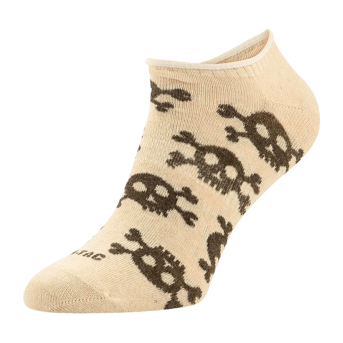 M-Tac kevyt kesäsukat Pirate Skull, kevyet ja hengittävät sukat ergonomisella istuvuudella, sopivat urheiluun ja arkeen lämpimällä säällä.