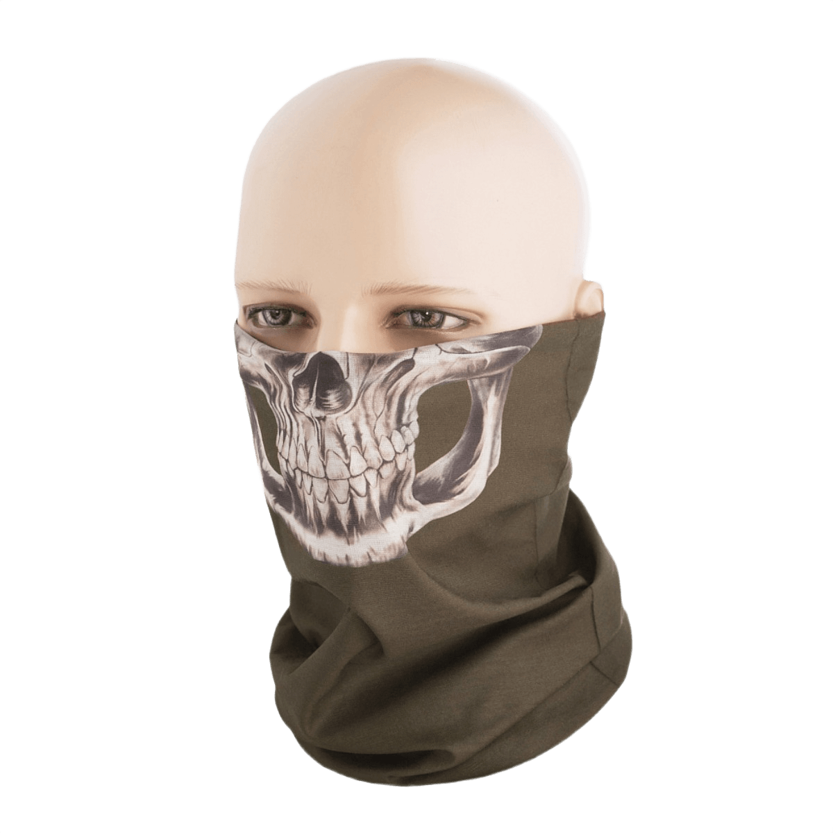 M-Tac Let Tubehalstørklæde Reaper Skull monikäyttöinen lisävaruste kalloaiheisella designilla, helppo käyttää ja sopii ulkoaktiviteetteihin.
