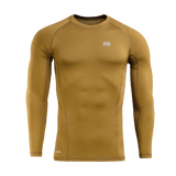 M-Tac Level I Polartec Thermal Shirt ruskeana, ihanteellinen aluspaita valmistettu Polartec® Power Dry® -materiaalista talvikäyttöön.