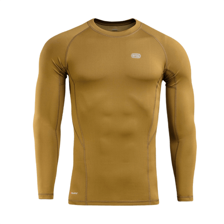 M-Tac Level I Polartec Thermal Shirt ruskeana, ihanteellinen aluspaita valmistettu Polartec® Power Dry® -materiaalista talvikäyttöön.