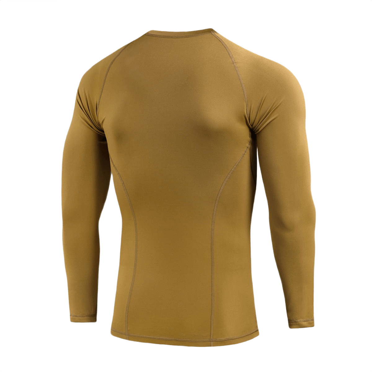 M-Tac Level I Polartec Thermal Shirt ruskeassa värissä, lämmönsäätelyä tarjoava aluspaita Power Dry® -materiaalista, anatominen istuvuus ja litteät saumat.