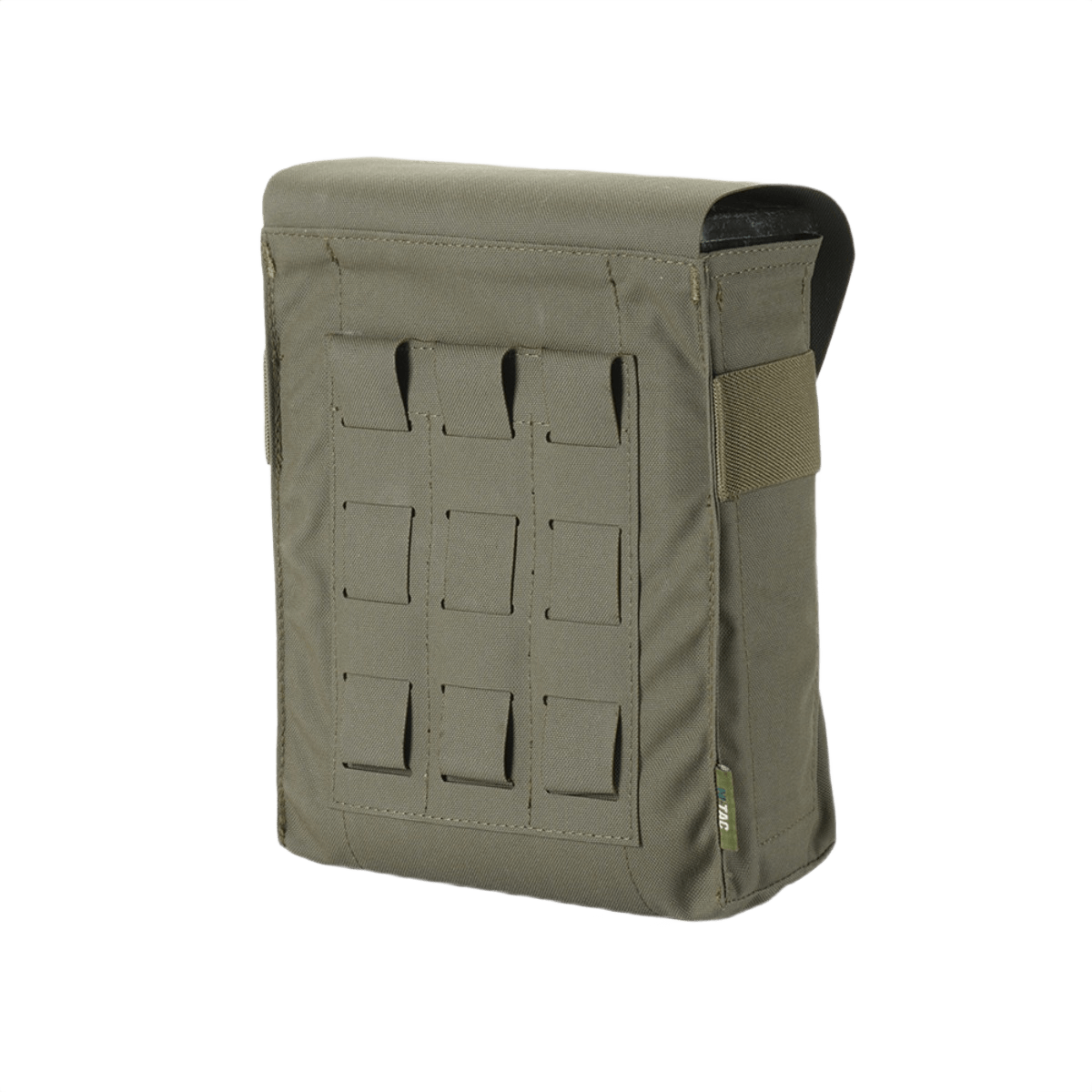 M-Tac Pouch til M249 Cartridge Box Closed kestävästä Cordura 500D -materiaalista, suunniteltu 200 patruunalle, tarraläpällä ja elastisella remmillä turvalliseen kiinnitykseen (200, 500d, m249).