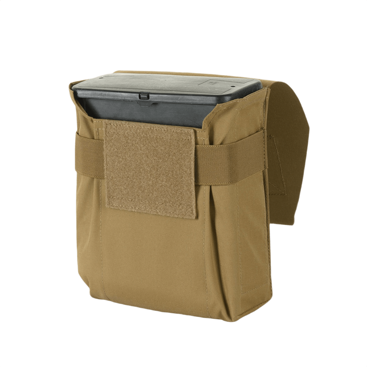 M-Tac M249 Cartridge Box Closed -tasku Cordura 500D:llä, sopii 200 patruunan kuljetukseen ja varmistukseen operaatioissa.