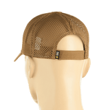 M-Tac Mesh Flex Ripstop Baseball Cap Velcro-kiinnityksen takaosa, säädettävä remmi ja mesh-paneeli.