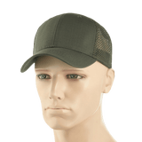 M-Tac Mesh Flex Ripstop Baseball Cap mallinuken päällä, käytännöllinen ja kestävä ripstop-etuosalla ja meshillä ilmanvaihtoon, säädettävä Velcro-nauha.