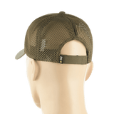 M-Tac Mesh Flex Ripstop Baseball Cap takaa, säädettävä Velcro-tarranauha ja ventilaatio-mesh, sopii ulkokäyttöön.