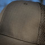 M-Tac Mesh Flex Ripstop Baseball Cap ripstop-etuosalla ja mesh-paneeleilla optimaaliseen ilmanvaihtoon ja mukavuuteen ulkokäytössä.