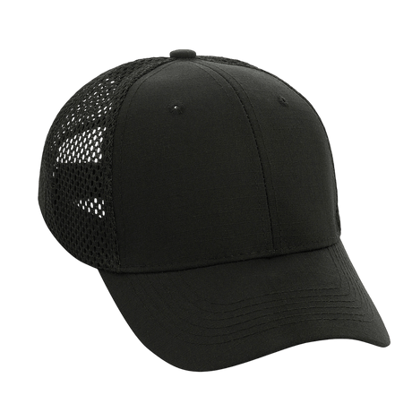 M-Tac Mesh Flex Ripstop Baseball Cap mustana mesh-paneeleilla optimoituun ilmanvaihtoon ja mukavuuteen, täydellinen ulkoiluun.
