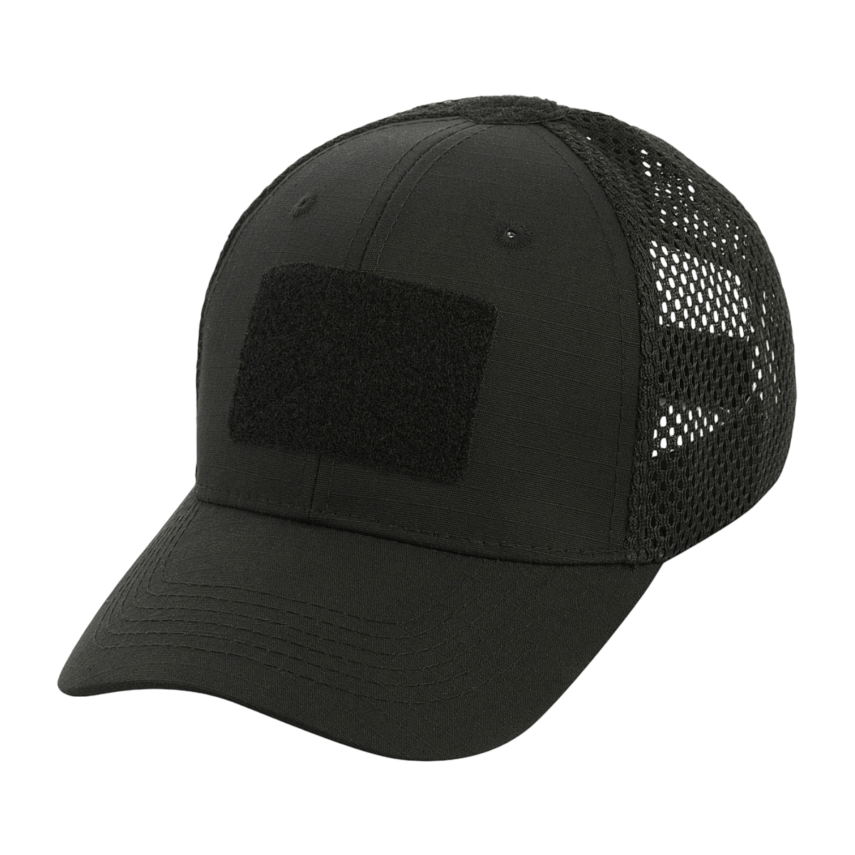 M-Tac Mesh Flex Ripstop Baseball Cap Velcro-kiinnityksellä, hengittävät mesh-paneelit ja kestävä lippa, ideaalinen taktiseen ja arkikäyttöön.