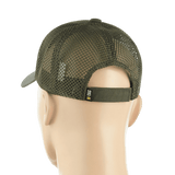 M-Tac Mesh Flex Ripstop Baseball Cap takaa, mesh-malli ja säädettävä Velcro-tarranauha optimaaliseen ilmanvaihtoon ja istuvuuteen.