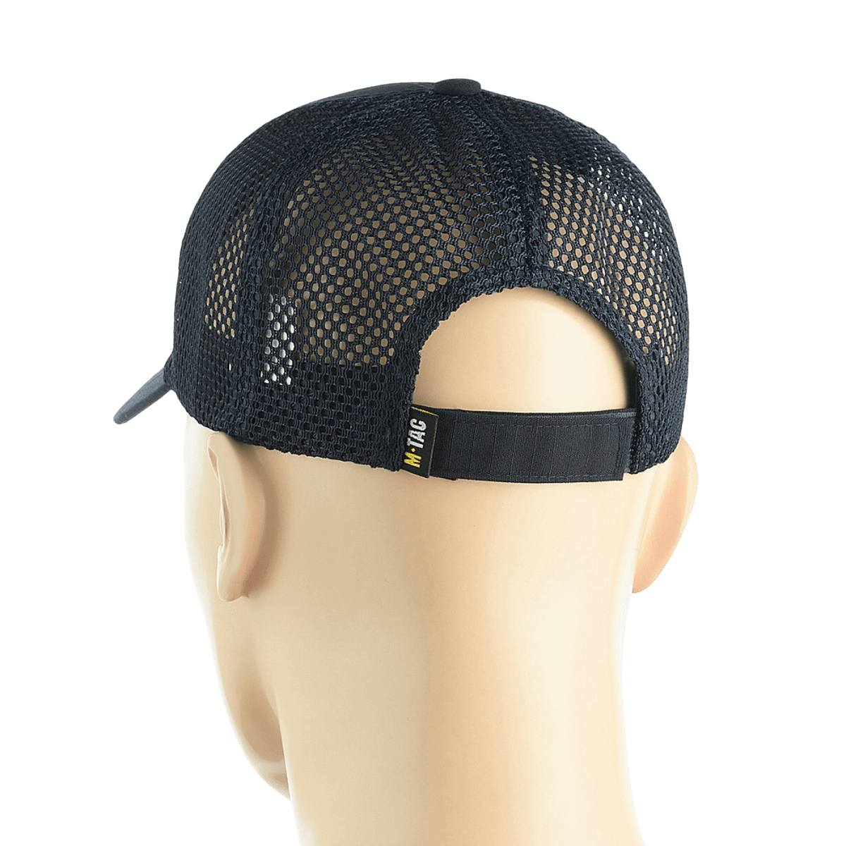 M-Tac Mesh Flex Ripstop Baseball Cap, takakuva, säädettävä Velcro-tarranauha ja mesh-paneelit ilmanvaihtoa varten.