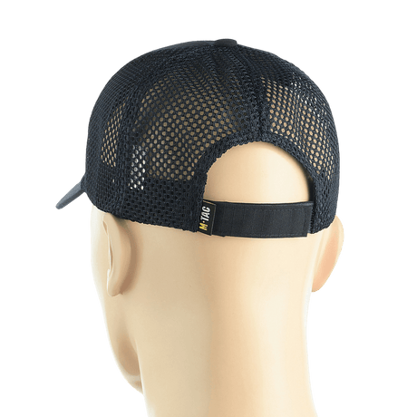 M-Tac Mesh Flex Ripstop Baseball Cap, takakuva, säädettävä Velcro-tarranauha ja mesh-paneelit ilmanvaihtoa varten.